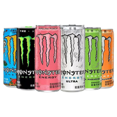 粉魔爪】可口可乐魔爪能量风味饮料维生素330ml*12罐装