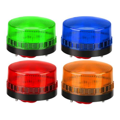 LED小型频闪警示灯LTE-5061J声光报警器信号灯指示220v24V12v