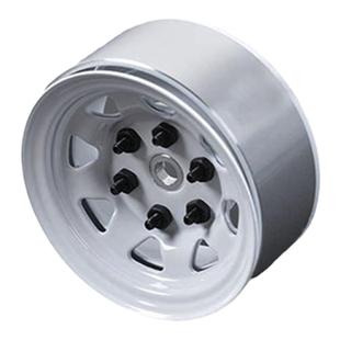 RC4WD仿真模型攀爬STAMPED STEEL 1.55 白色金属锁轮毂 (Z-Q0009)