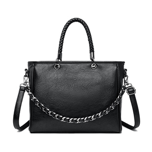 牛皮包包女款大容量托特包2025年流行的包包秋冬通勤包单肩手提包