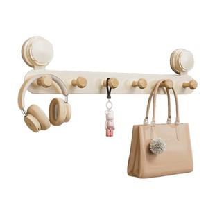 吸盘门后挂钩免打孔强力承重挂衣架入户门壁挂钩子衣服收纳置物架