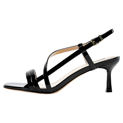 NineWest/玖熙凉鞋女高跟一字带