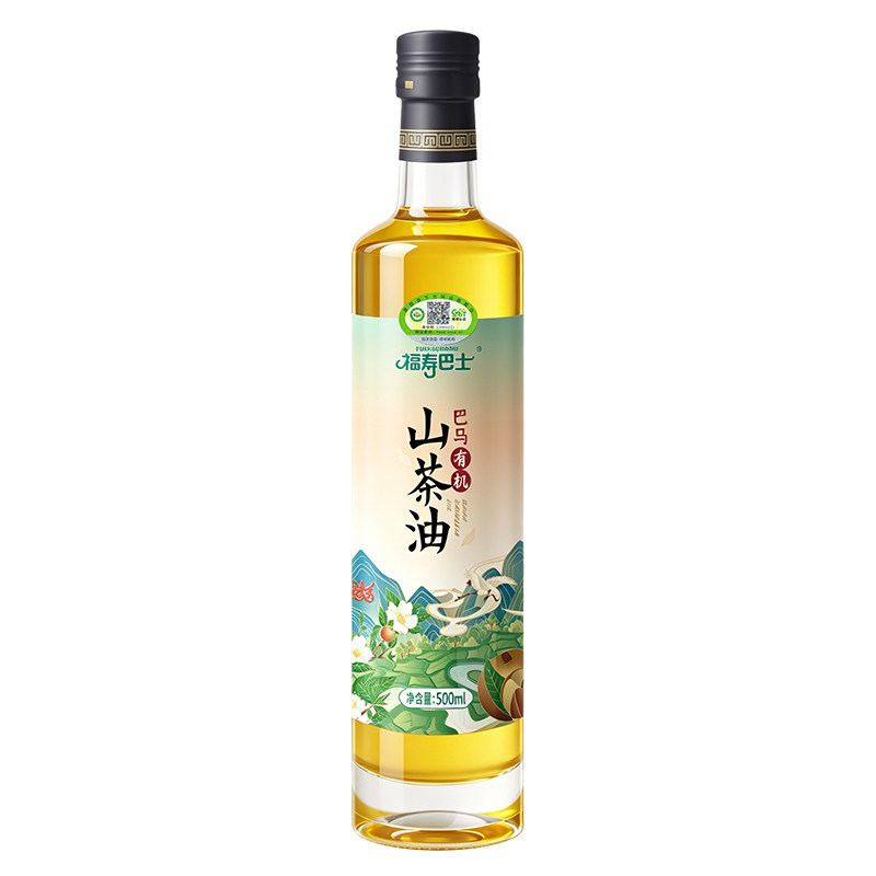 长寿之乡广西巴马 福寿巴士有机山茶油