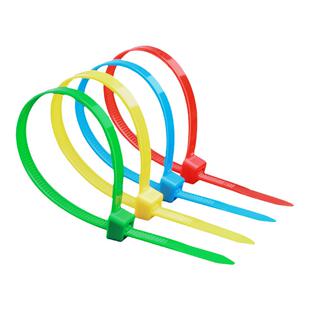 国标彩色尼龙扎带8*200/250-500mm塑料扎带固定卡扣线束带捆绑带