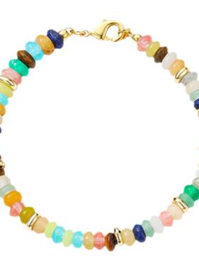 周也秘密花园彩虹守护串珠手链