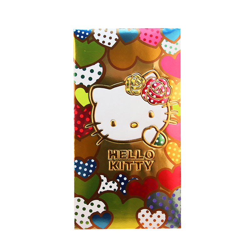 正版hello Kitty千元红包授权利是封创意卡通可爱红包定制广告