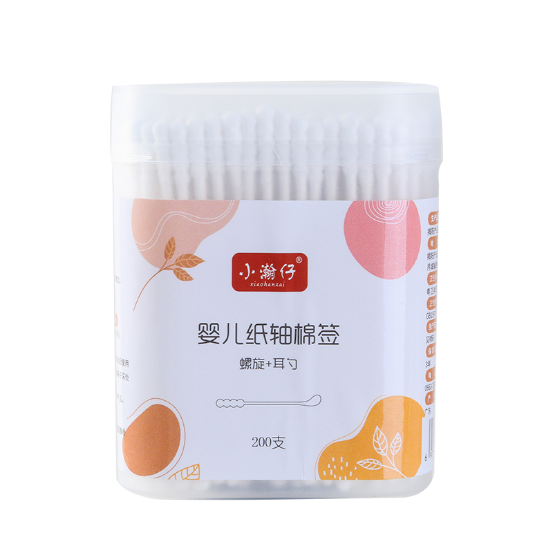 棉签婴儿掏耳宝宝专用挖耳勺新生幼儿童掏耳朵鼻屎细小头棉棒双头
