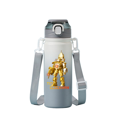 马桶人儿童保温杯男孩上学专用