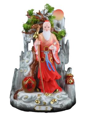 摆件月下老人月姥重体神像