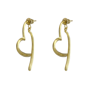 玫瑰的故事刘亦菲黄亦玫同款耳环高级感爱心耳坠适合方圆脸的耳饰