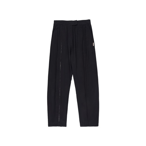 DifferentRiver2024秋冬男女同款新中式宽松阔腿休闲裤