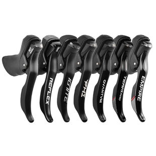 顺泰sensah公路车2X7速14速变速器手变前后拨兼容禧玛诺rc100改装