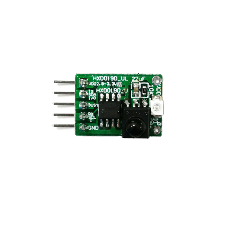 HXD019EUN-ML模块 串口红外模块 RXTX转红外 UART收发红外 智能
