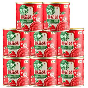 中粮屯河新疆内蒙番茄酱198gX8罐西红柿番茄丁罐头番茄膏番茄沙司