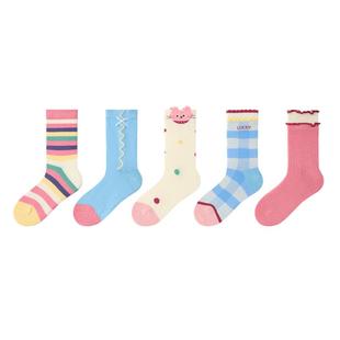 女童袜子春秋薄款高筒袜儿童纯棉秋冬大童长筒袜女孩秋季宝宝冬袜