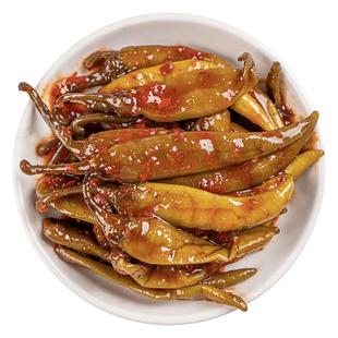 农一韩国泡椒腌青辣椒朝鲜风味下饭菜开胃韩式新鲜腌制小包装即食