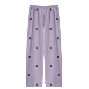 北极绒2025年新款长裤睡裤女春秋季纯棉薄款夏天宽松大码家居裤子