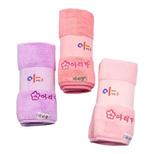 阿里郎毛巾洗脸比纯棉吸水速干珊瑚绒柔软洗澡擦身干头发男女面巾