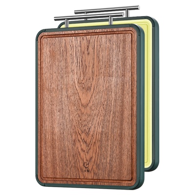 火鸡百年整木乌金檀木实木砧板