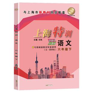 部编版上海特训 语文 6年级下册/六年级第二学期 含参考答案 上海教材同步配套课后练习期中期末单元测试卷 上海初中语文辅导书