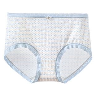 菇娘家法式绝美内裤女士新款纯棉小仙女高颜值少女胖mm大码三角裤