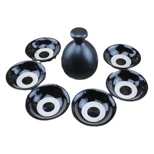 水浒传陶瓷碗仿古道具碗影视土碗菜碗扣肉碗蒸菜碗农家粗陶黑摔碗