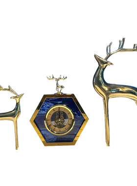 工艺轻奢风家居客厅书桌软装饰品