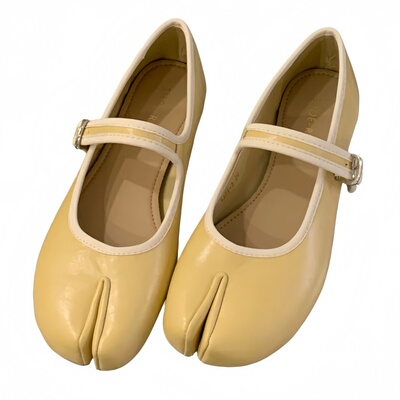 分趾玛丽珍鞋猪蹄鞋一脚蹬女鞋子