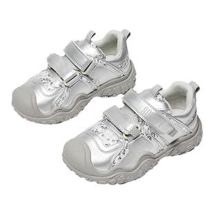 斯纳菲女童运动鞋春秋款儿童户外鞋小女孩软底登山低帮透气休闲鞋