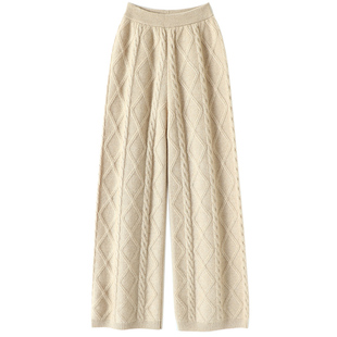 爱疯了这好版型！！！一穿上瘾！加厚羊绒裤子女外穿直筒裤休闲裤