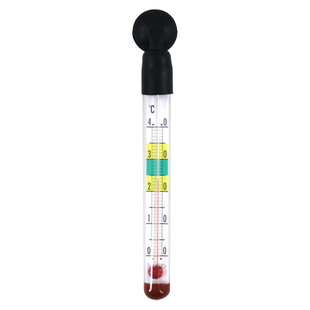 原装进口美观好看鱼缸虾缸迷你小胖温度计缸内日本尼索水温计