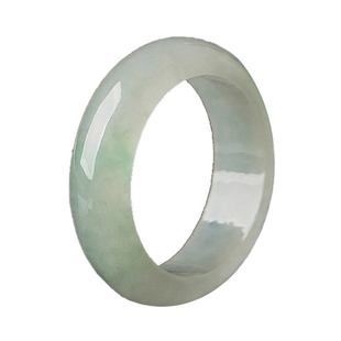 天然翡翠A货玉戒指保真玉指环蓝水白冰戒圈男女情侣款玉石玉尾戒