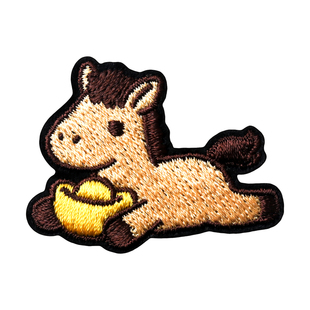 2026马年马上有钱生肖马胸针可爱卡通别针精致徽章配饰新年装饰品