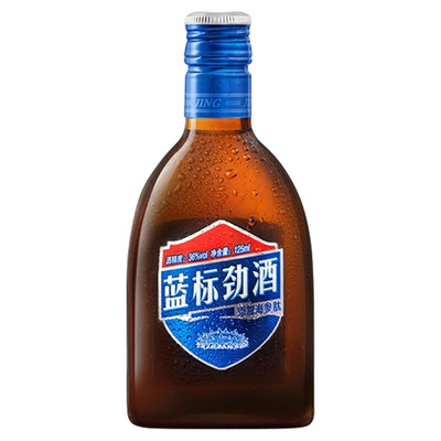 劲牌中国蓝标劲酒36度125ml*1瓶草本精华白酒清香人参柔和黄精