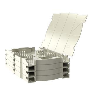 波钢12芯24芯光纤熔纤盘光缆接线盒终端接续盒ODF配线架用熔纤盘