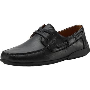 Bata休闲皮鞋男2026春季商场新款时尚简约休闲通勤单鞋30338AM6