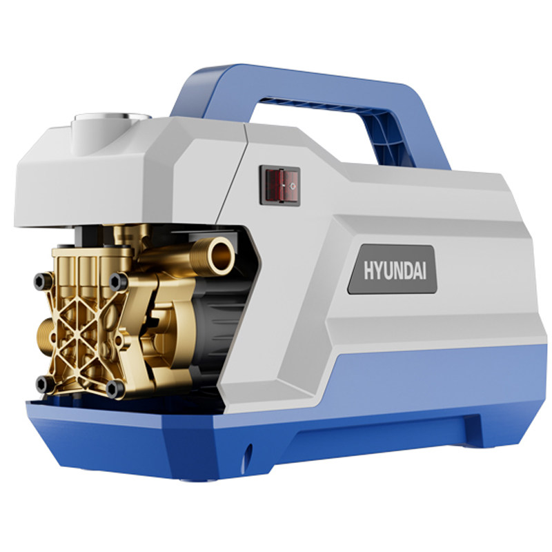 HYUNDAI现代高压洗车机家用清洗机洗车水枪水泵无刷感应洗车神器