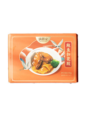 日食记 满膳家鲍鱼扣花胶250g*3盒便捷小份盒装加热即食一人独享