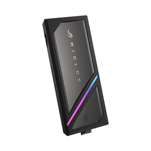 ROG 幻影2代黑色硬盘盒 协议支持 20Gbps/旗舰级SSD硬盘盒/双协议SATA/NVME/小巧便携 ROG硬盘盒幻影二代黑色