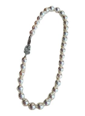 极光仿aka海水珍珠项链天女马贝