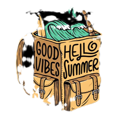 露营车贴汽车个性美式插画风