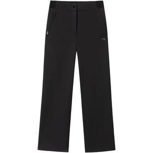 安踏舒乐裤丨高腰显瘦长裤女2025秋冬季直筒运阔腿裤162517508