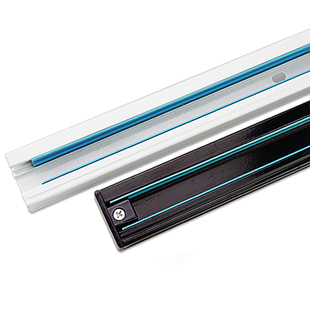 雷士照明三线轨道射灯配件转弯接头滑轨黑白双色铝合金三线轨道