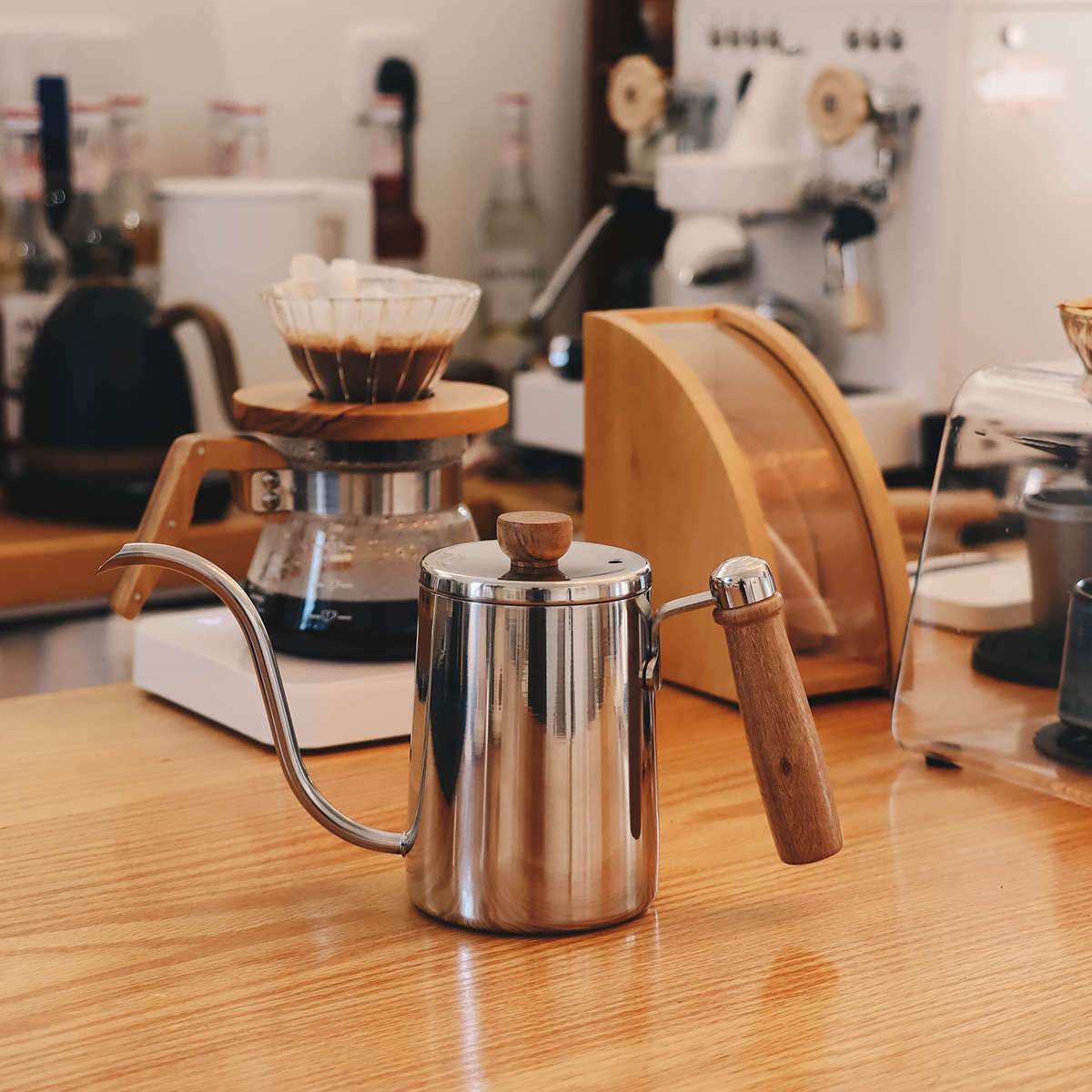 304不锈钢长嘴手冲咖啡壶挂耳壶咖啡器具细口壶滴滤式家用手冲壶