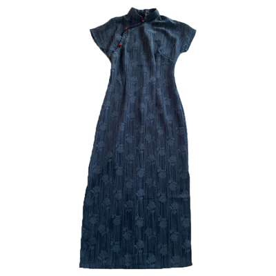 古法旗袍全开襟日常旗袍民国风