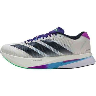 Adidas阿迪达斯男鞋2026新款缓震回弹训练备赛玻纤柱跑步鞋JS4946
