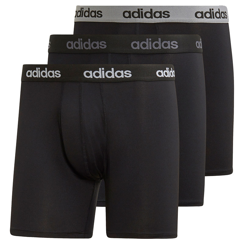 Adidas/阿迪达斯正品运动休闲男子透气内裤三条装 GN2017