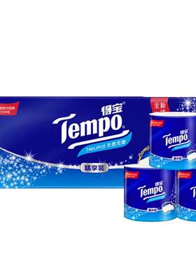 tempo得宝天然无香有芯卷纸