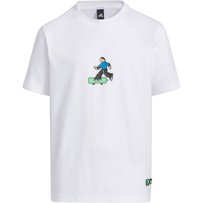 Adidas/阿迪达斯正品艺术家合作系列大小童运动休闲短袖T恤IN3277