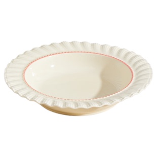 奶油风法式高颜值陶瓷碗盘餐具家用碗具套装2025新款釉下彩吃饭碗